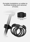 Engwe Electroplating Alloy Five-Digit Combination Bike Lock