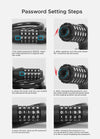Engwe Electroplating Alloy Five-Digit Combination Bike Lock